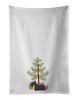 NEW Scottish Terrier Christmas Tree Kitchen Towel Set of 2 White Dish Towels Decorative Bathroom Hand towel for Hand, Face, Hair, Yoga, Tea, Dishcloth