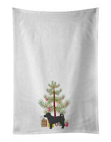 NEW Balck Jug Christmas Tree Kitchen Towel Set of 2 White Dish Towels Decorative Bathroom Hand towel for Hand, Face, Hair, Yoga, Tea, Dishcloth