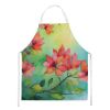 Missouri Hawthorns in Watercolor Apron Cooking Kitchen Server Baking Crafts Gardening for Adult Women Men, Unisex, Large, Multicolor
