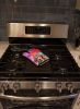 Weimaraner Hippie Dawg Oven Mitt Heat Resistant Thick Oven Mitt for Hot Pans and Oven, Kitchen Mitt Protect Hands, Cooking Baking Glove